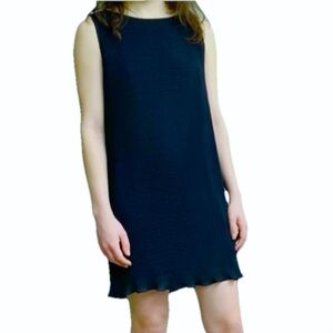 Vivienne Tam East West Code Ann Taylor Vintage Plisse Pleated Sleeveless Dress 2